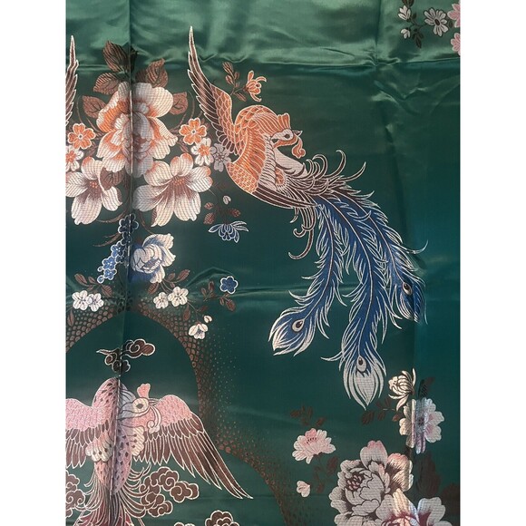 Vintage Chinese Silk Brocade Tapestry Textile 51" x 74" - Picture 8 of 15